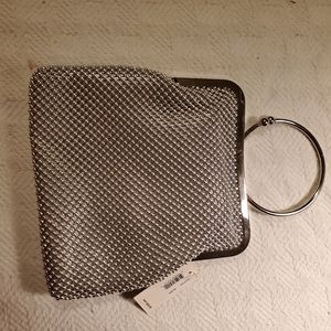 Jessica McClintock Silvet Mesh Bag NWT